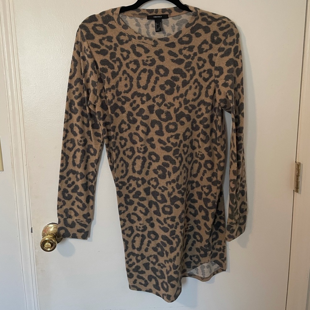 Forever 21 Leopard Tunic/Dress